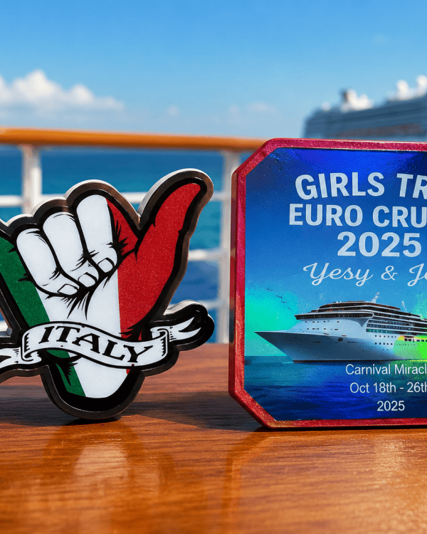 Personalized Cruise Magnets – Custom Set of 4