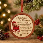 Christmas in Heaven Memorial Ornament