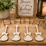Handcrafted Wooden Guitar Pick Holder