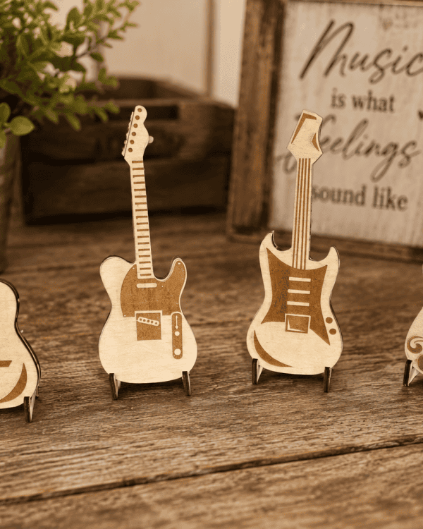 Handcrafted Wooden Guitar Pick Holder