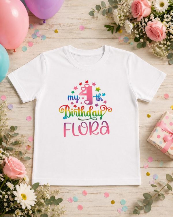 Customized Birthday Shirts, Any size or Color.  Customized designs also available, start a custom order to design your own