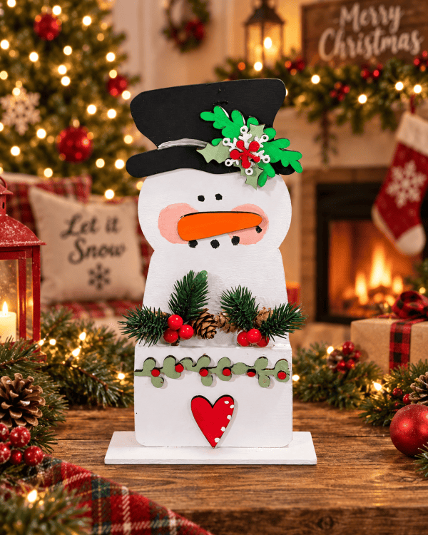 Snowman Christmas Shelf Sitter