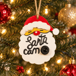Santa Cam & Elf Cam Christmas Ornaments