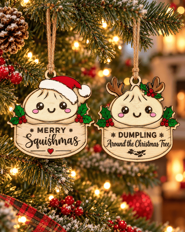 umpling Christmas Ornaments – Choose Your Design